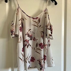 Cold Shoulder Flowy Blouse